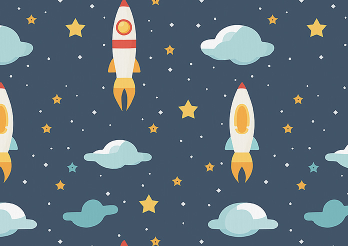 Blast Off, Spacebound - Made to Measure Curtains - Image 8